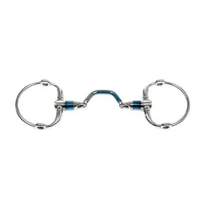 Mors releveur pour cheval Trust Sweet Iron Eggbutt Gag Wideport Segundo 16