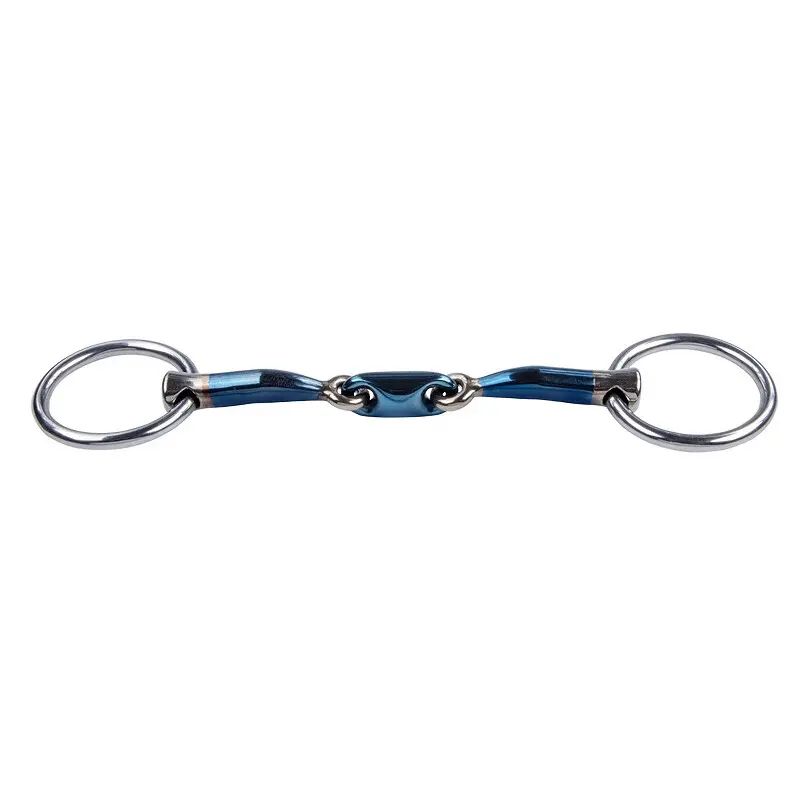 Mors double brisures pour cheval Trust Sweet Iron Eliptical 12