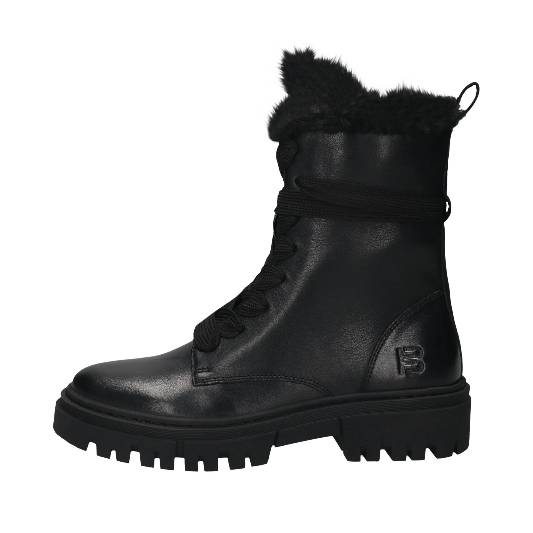 4069545050853 - Klassische Leder-Stiefeletten mit Schnürung und Reißverschluss für Damen TTBagatt