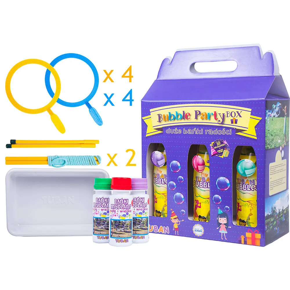 5907731336499 - Outdoor-Spielset Seifenblasen für Partys Tuban