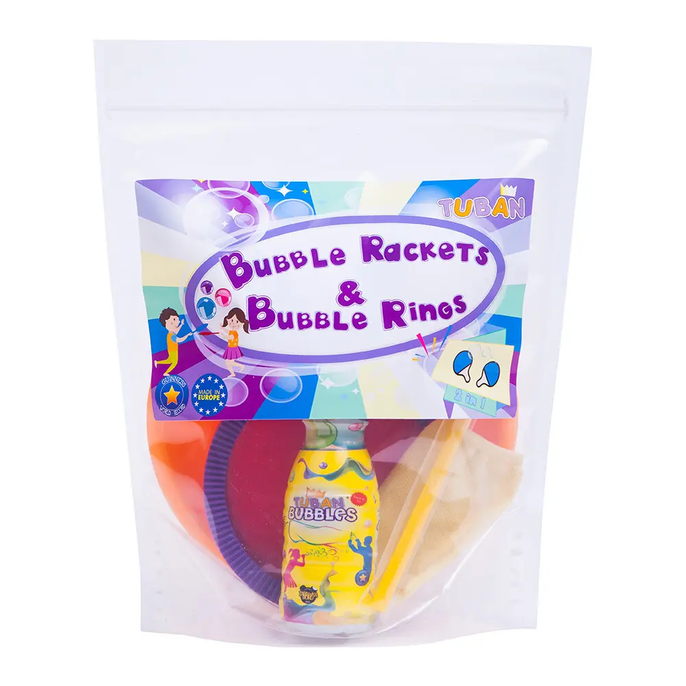 5901087034382 - Outdoor-Spielset mit Schlägern und Seifenblasenringen Tuban