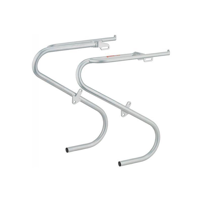 Velo Store - UK Silver luggage rack Tubus Duo Lowrider | Extra 10% off with Subscription, Postage £16.79 to UK Fedex.