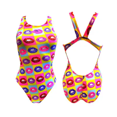 Badeanzug, Damen Turbo Lips
