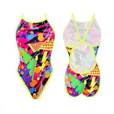 Maillot de bain 1 pièce fille Turbo Pop Party Revolution