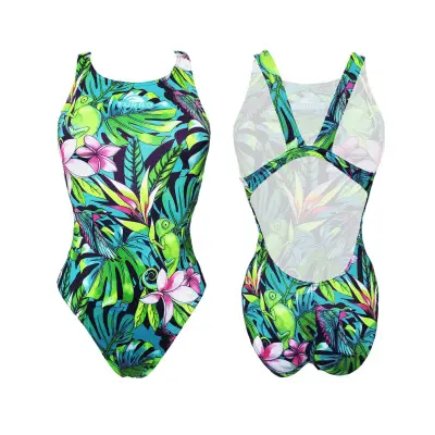 Badeanzug, Damen Turbo Jungle Bird