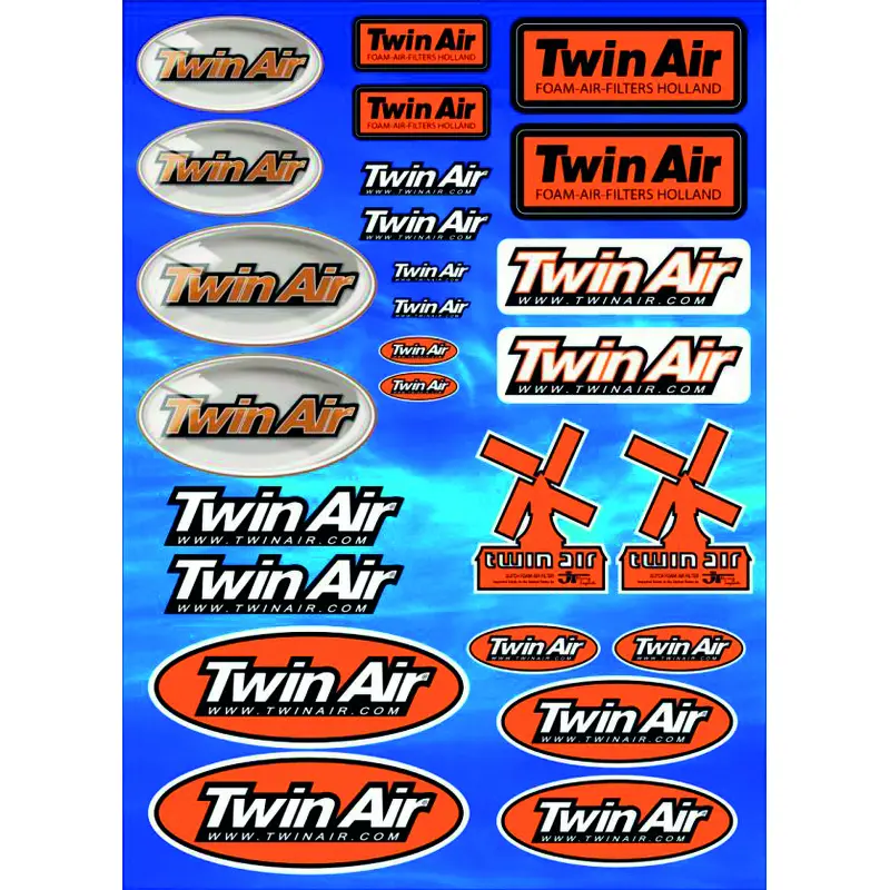 Motorrad-Aufkleberbogen Twin Air