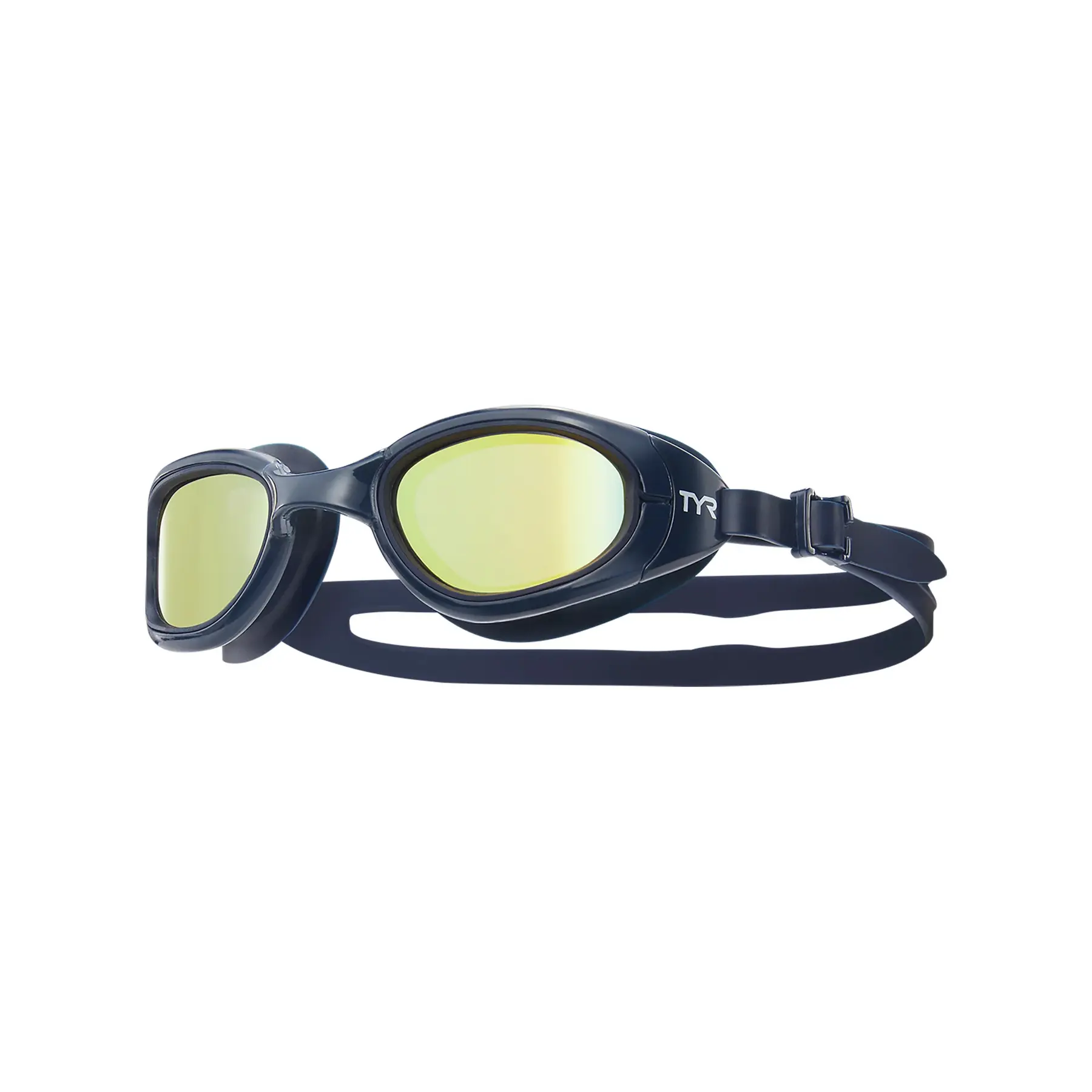 Tyr Unisex Bleu Swimming Goggles Ops 2.0 Mirrored