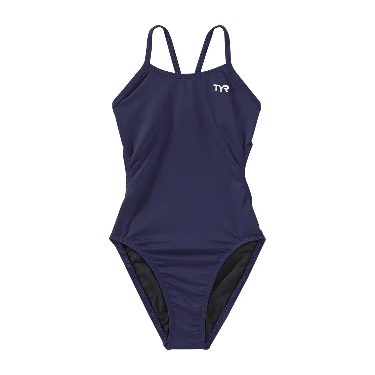 Badeanzug, Mädchen TYR Solid Cutoutfit