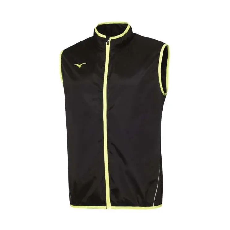 Mizuno Veste mixte sans manches Imperméable , Noir, Taille S