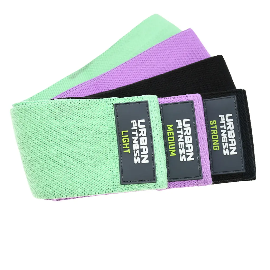 Ufe Unisex Multicolore Fabric Resistance Band (X3)