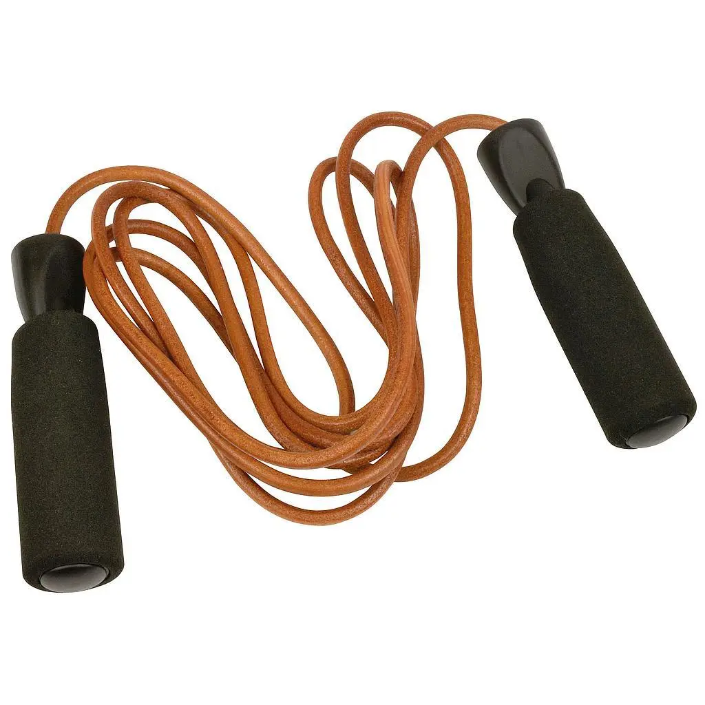 Ufe Unisex Noir Leather Skipping Rope