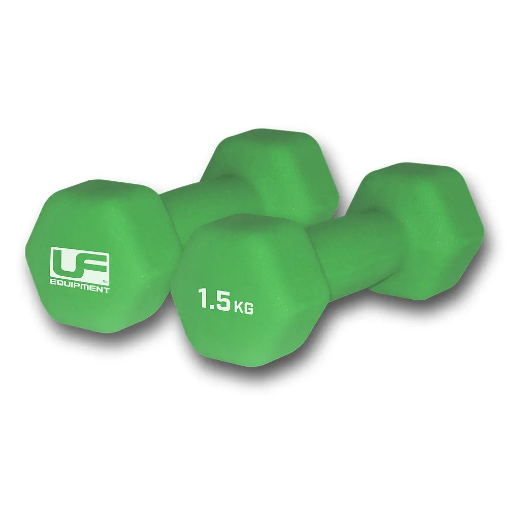 Ufe Unisex Vert Neoprene-Covered Hexagonal Dumbbell (X2)