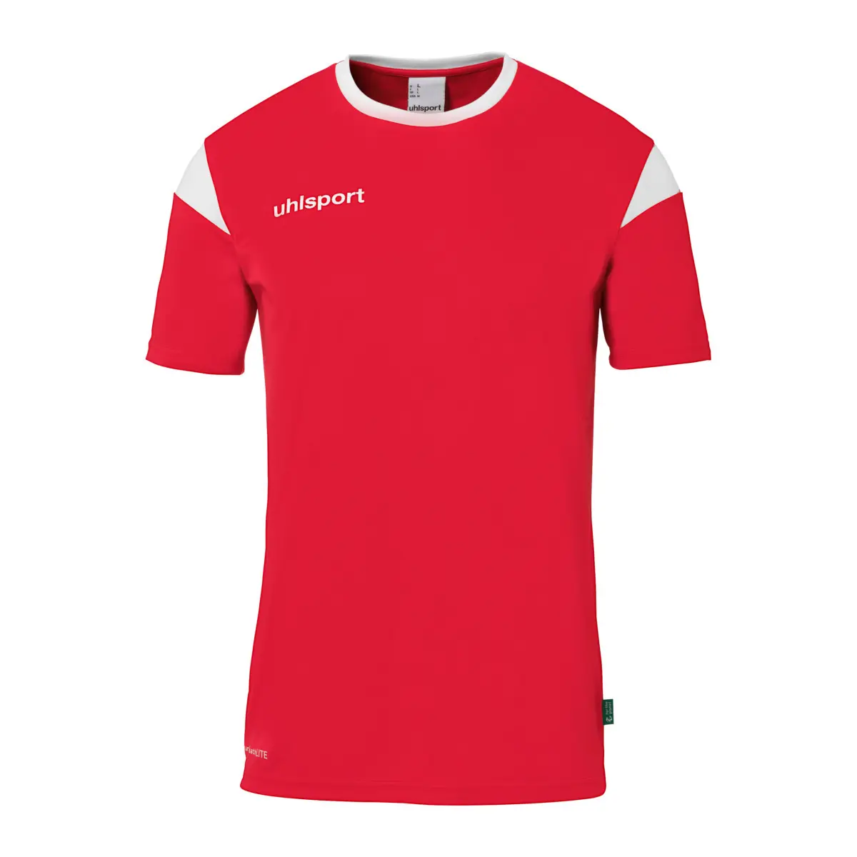 Uhlsport Squad 27 Shirt Korte Mouw Kinderen - Rood / Wit | Maat: 140