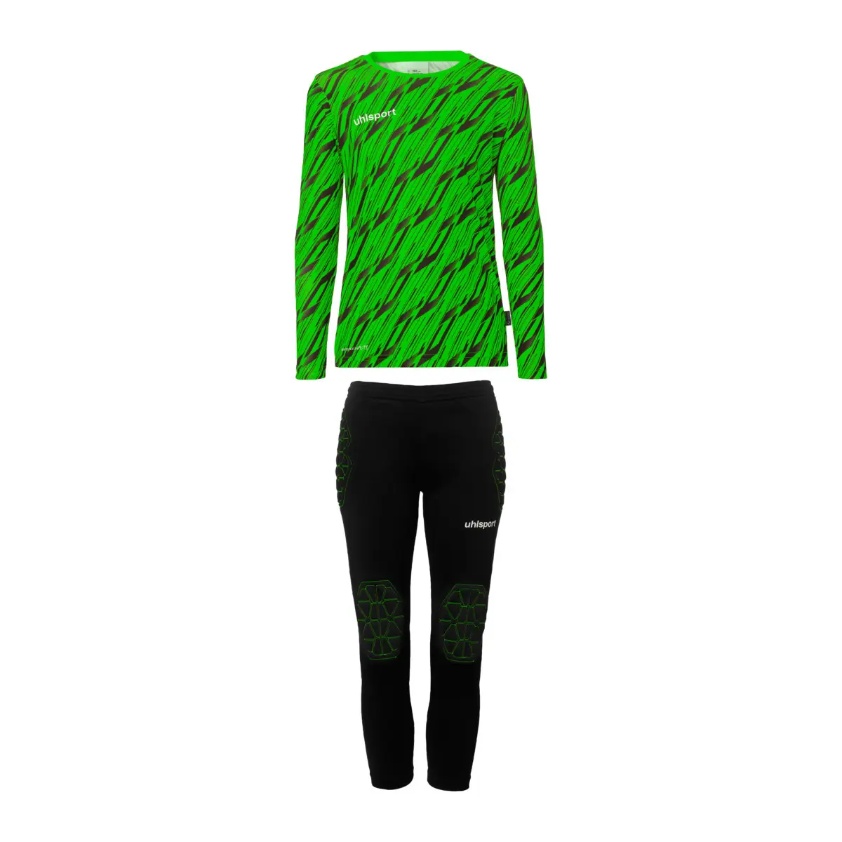 Torwart-Set mit langen Ärmeln für Kinder Progressive - Vert - male - Size: 8/10 ans