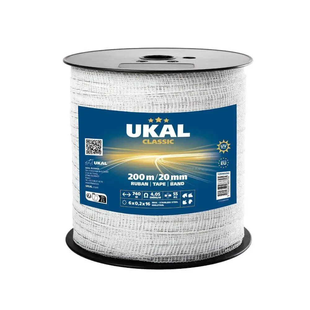 Meilleurs prix pour Ruban Ukal Classic 20 mm