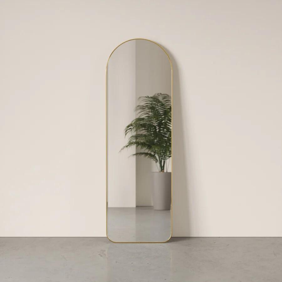 0028295363631 - - Hubba Anlehnspiegel 157 x 51 cm Messing