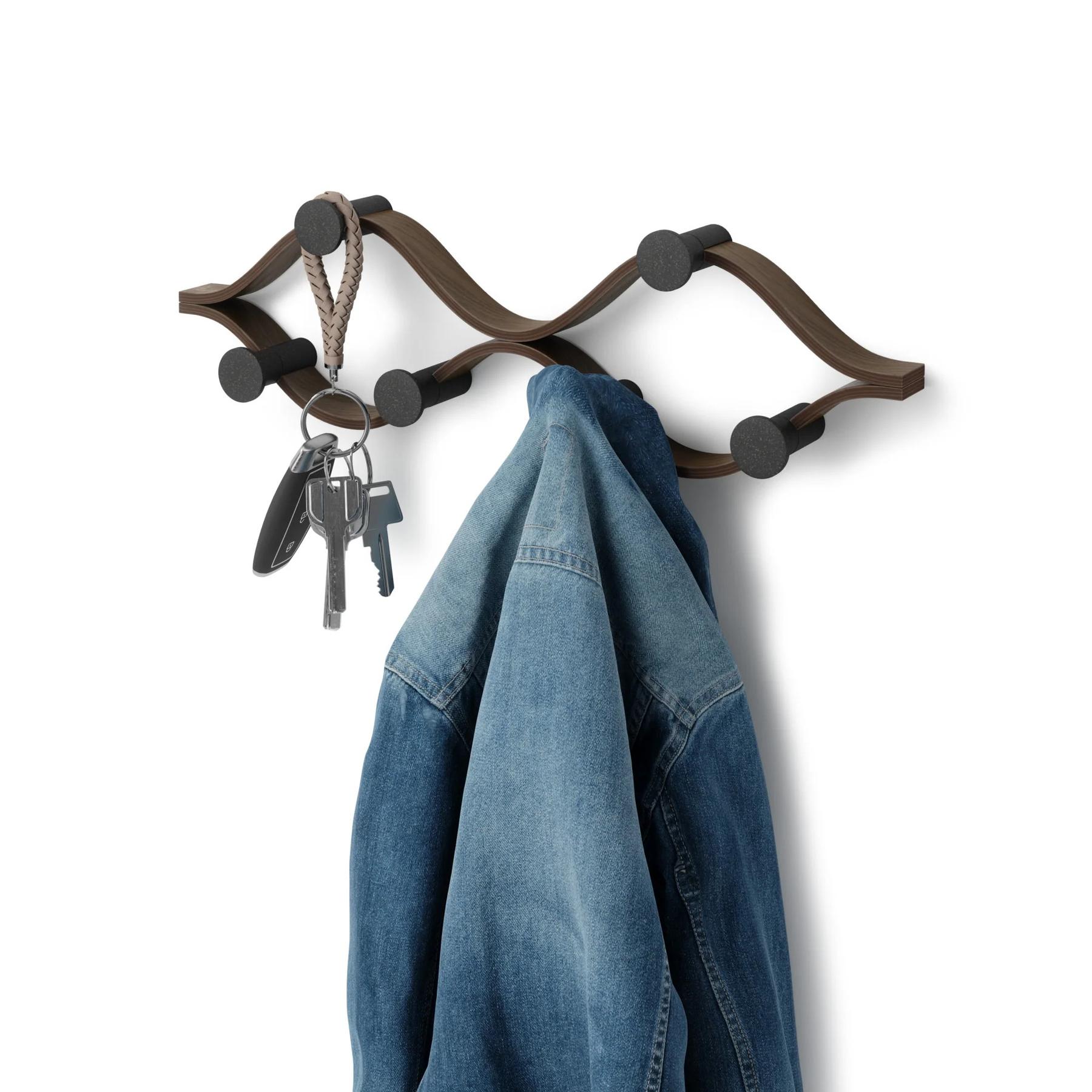 0028295413565 - Garderobe mit 6 Haken Montage