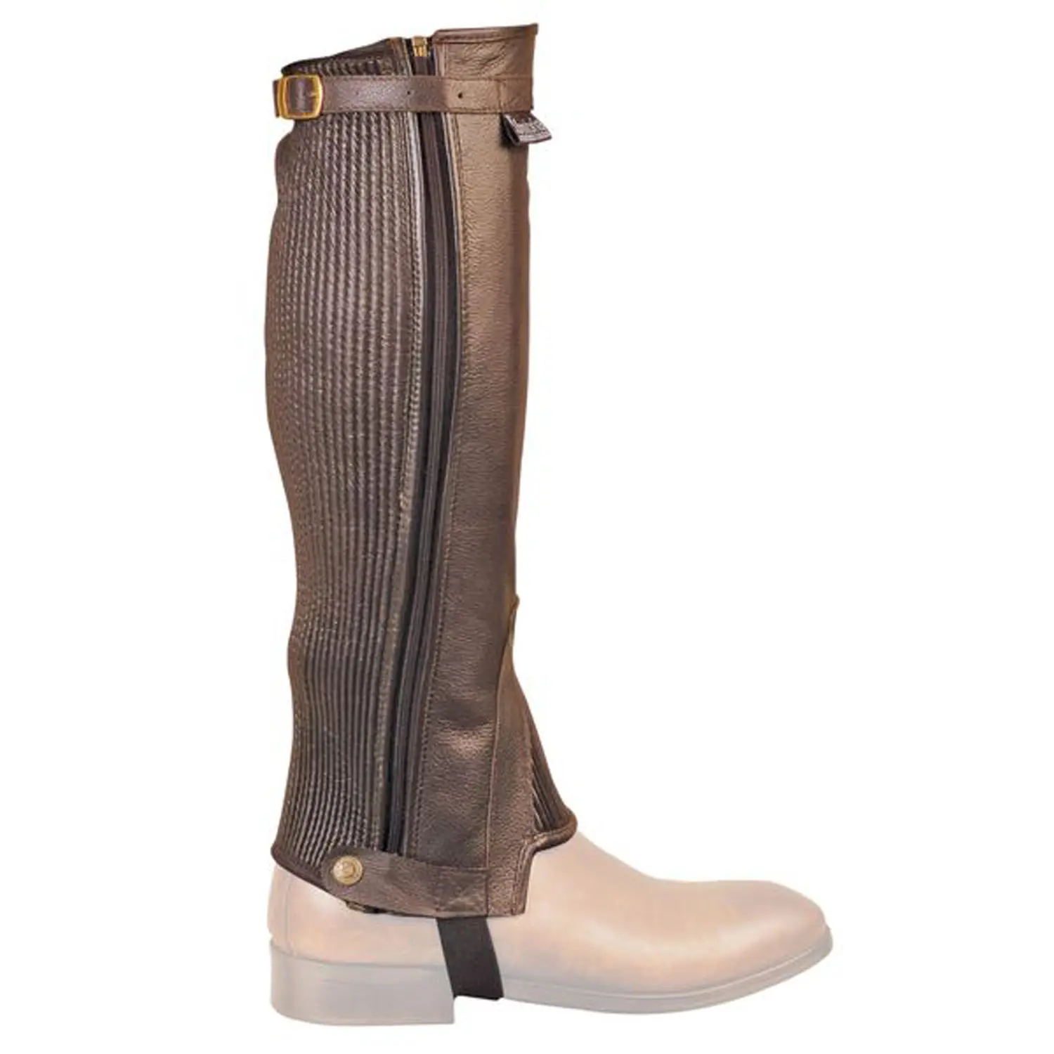 Comparer les prix de Mini-chaps en cuir souple avec soufflet Umbria Equitazione