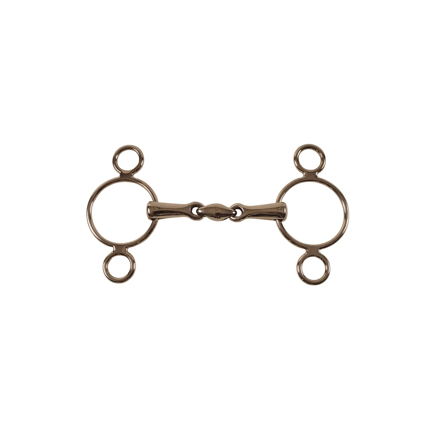 Comparer les prix de Mors double brisures 3 anneaux pour cheval Umbria Equitazione