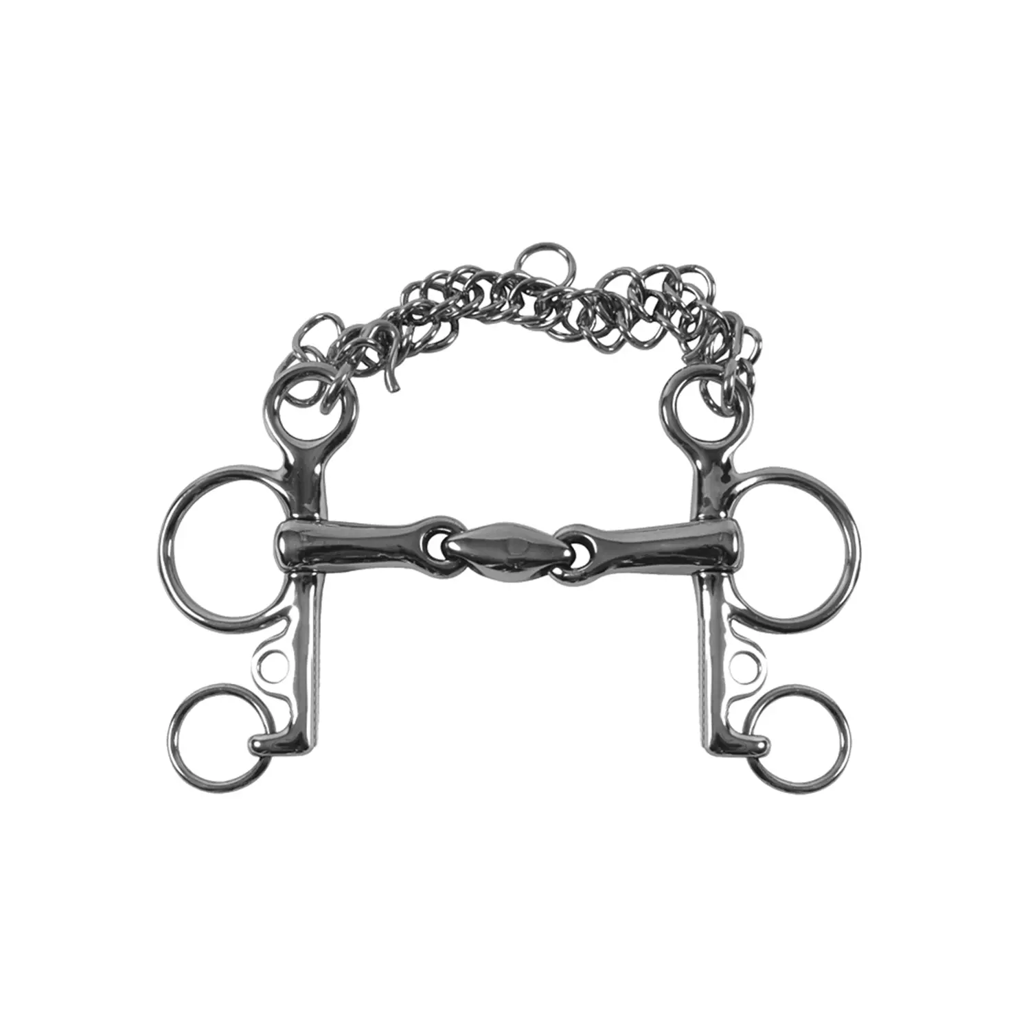 Meilleurs prix pour Pelham pour cheval double articulation à joues courtes Umbria Equitazione