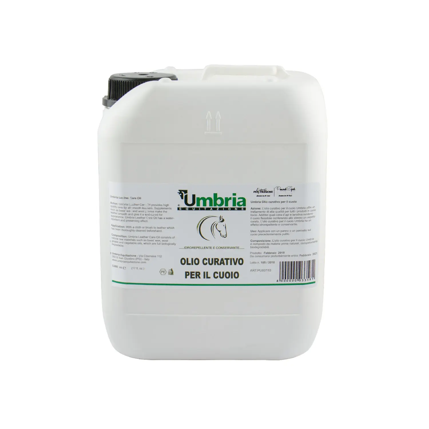 Umbria Equitazione Blanc Leather Oil Ama