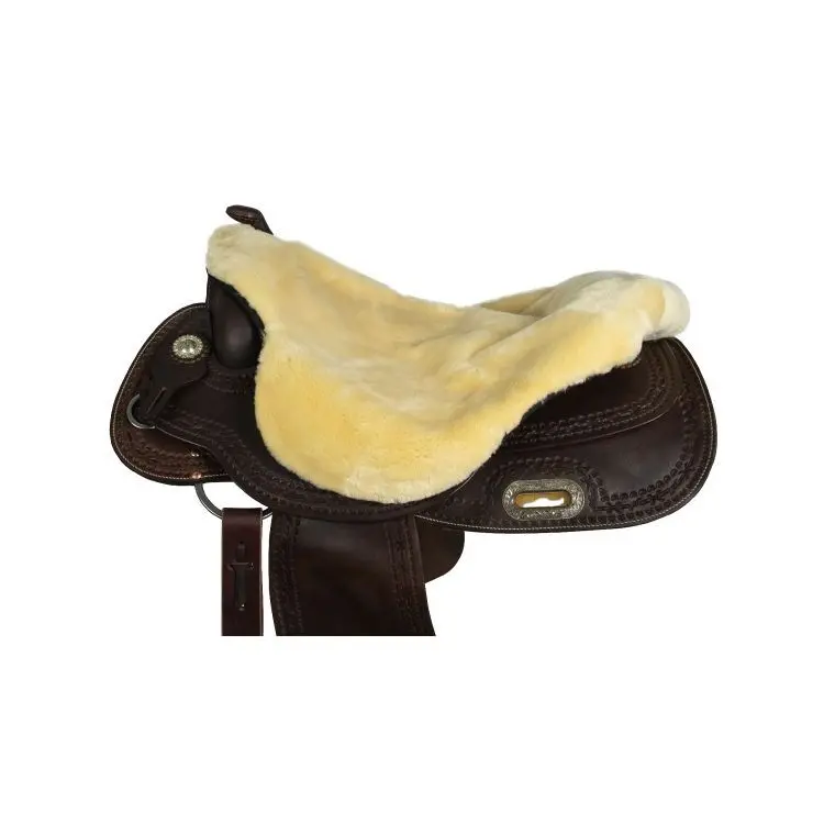 Comparer les prix de Housse de selle pour cheval en peau de mouton synthétique Umbria Equitazione