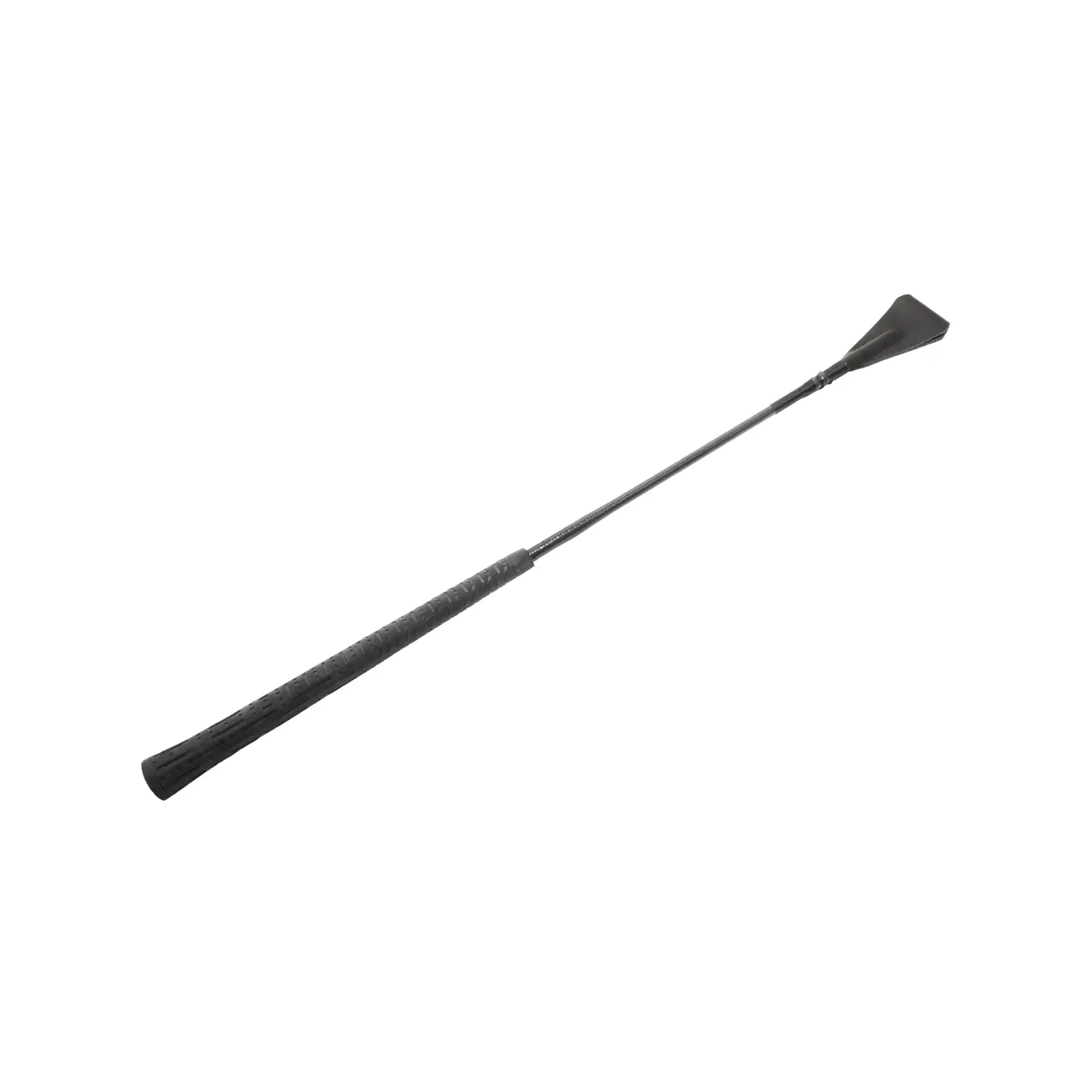 Umbria Equitazione Noir Horse Riding Whip With Golf Handle And Wide Tip