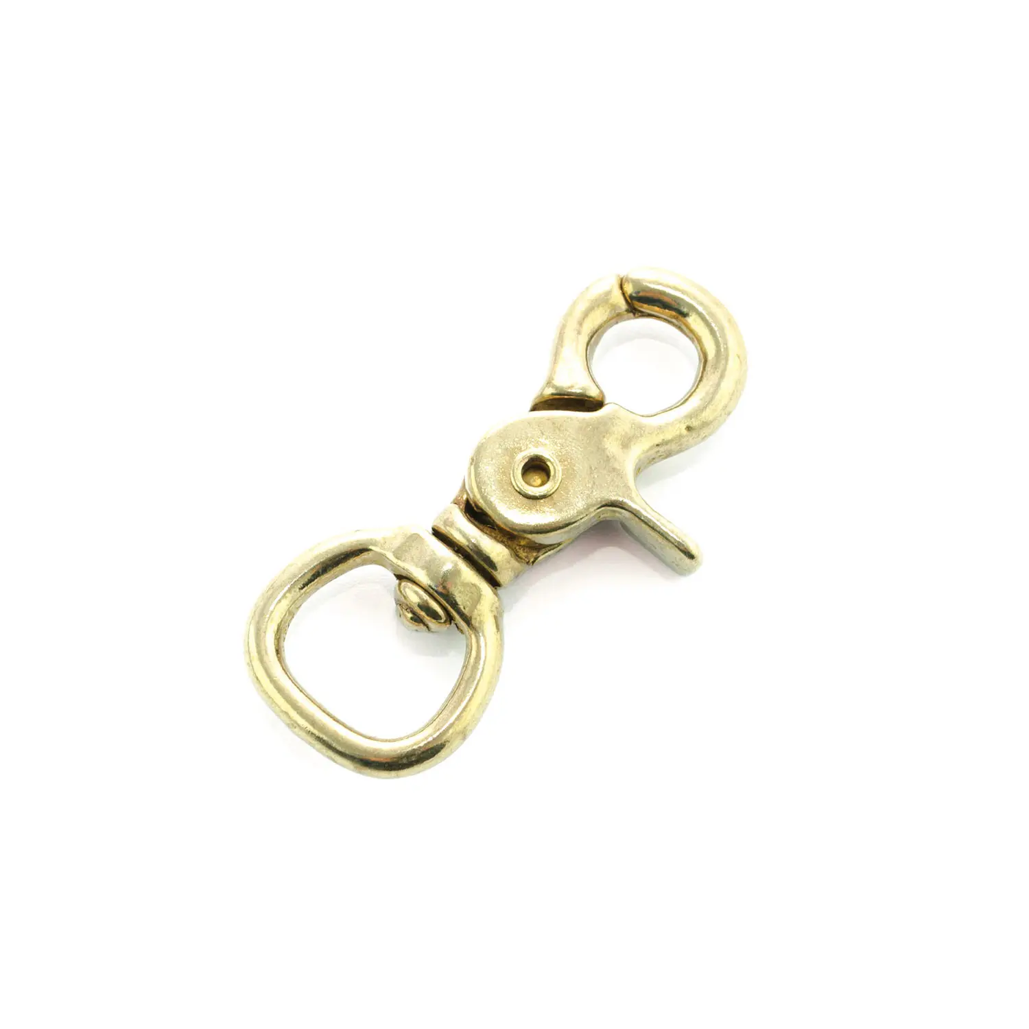 Mousqueton pour cheval avec pivotant rond Umbria Equitazione