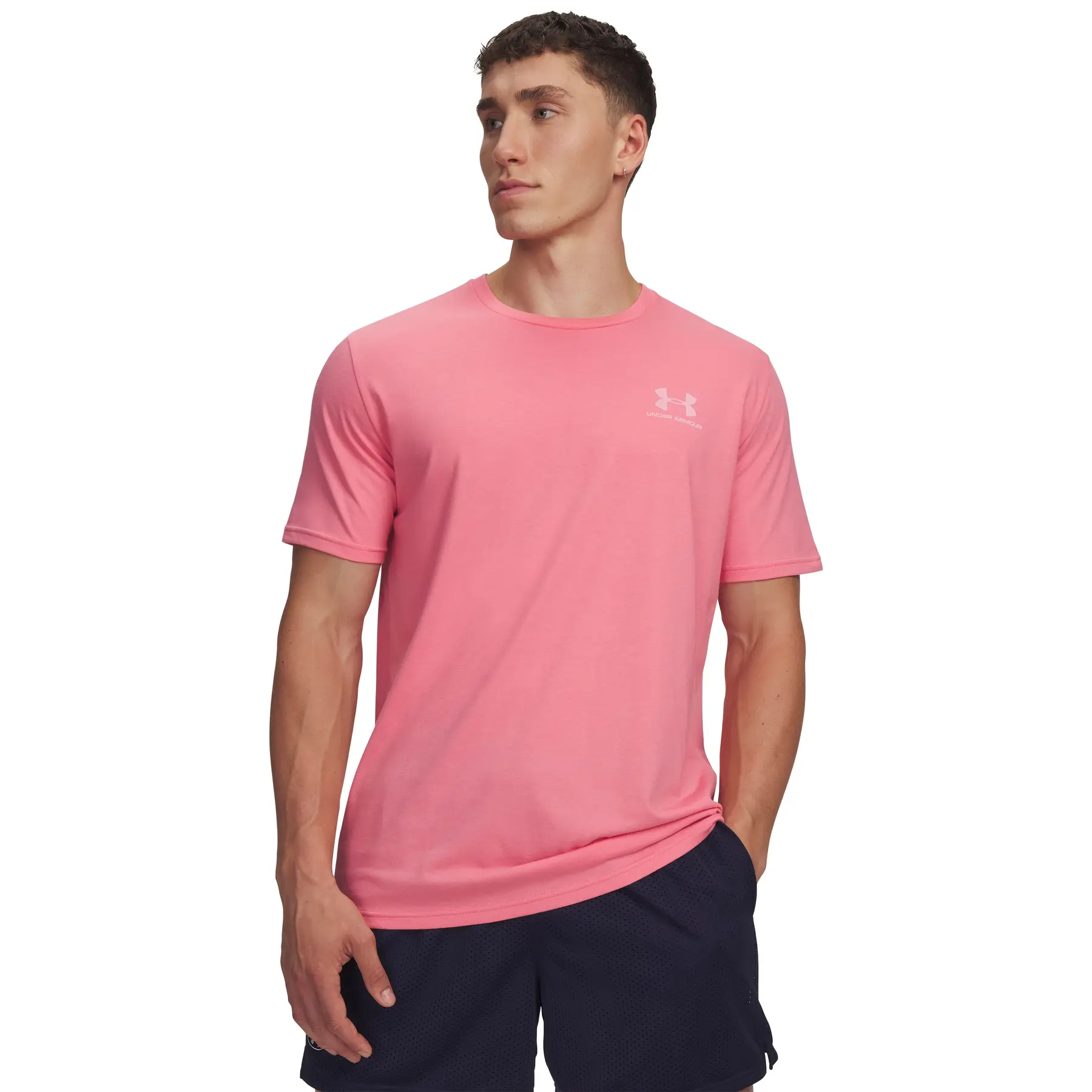 Under Armour Men's Rose Jersey Left Chest Logo