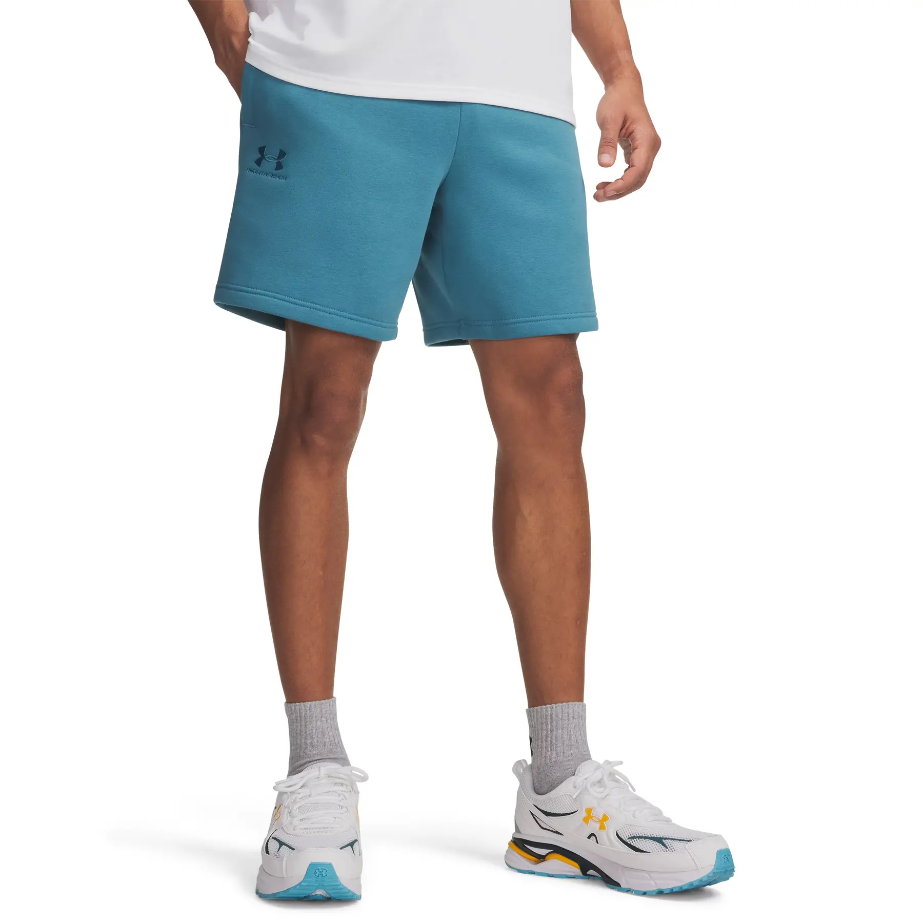 Fleece-Shorts Essential - Bleu - male - Size: L
