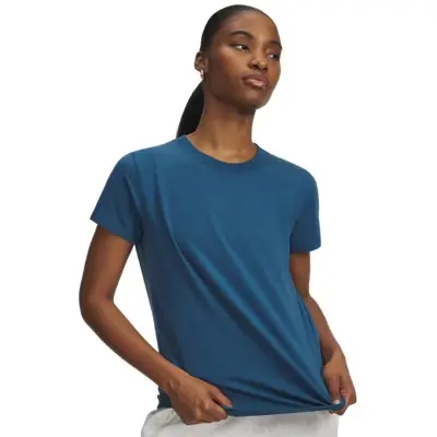 Under Armour Women's Bleu T-Shirt Rival Core