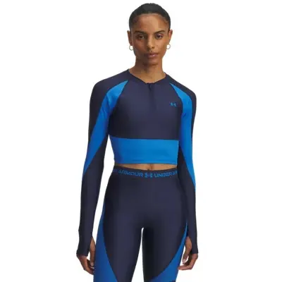 Sweatshirt Damen Under Armour HeatGear® Rib