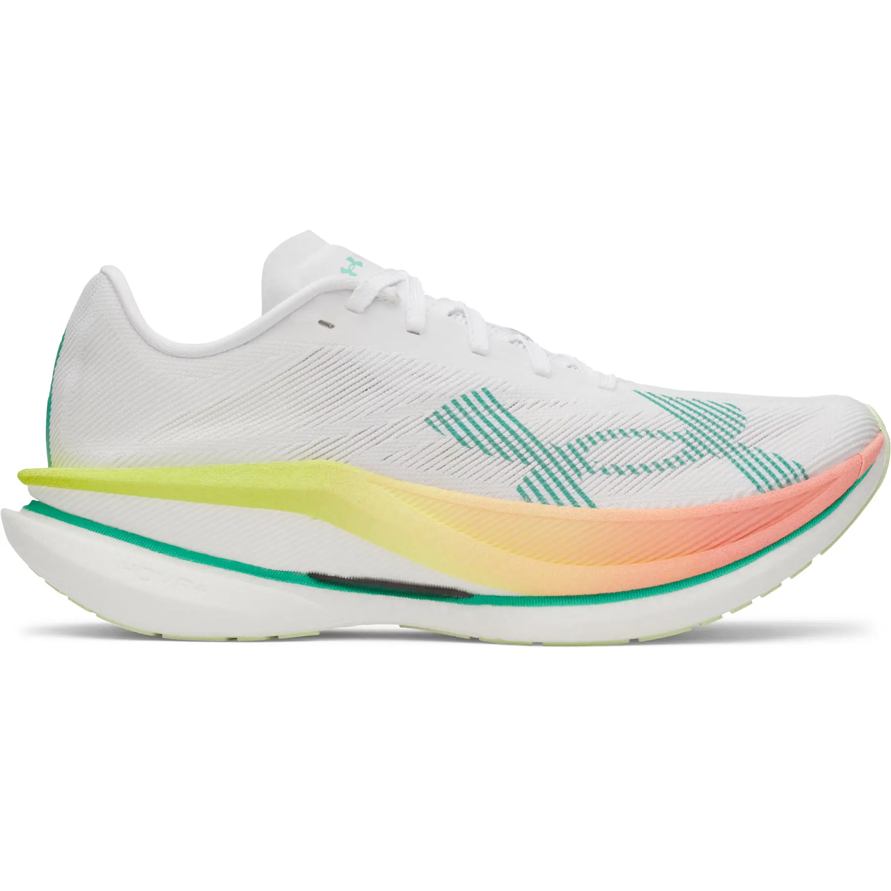 Under Armour Unisex Blanc Running Shoes Velociti Elite 3