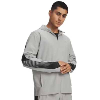 Under Armour Men's Gris Windbreaker Velociti Storm