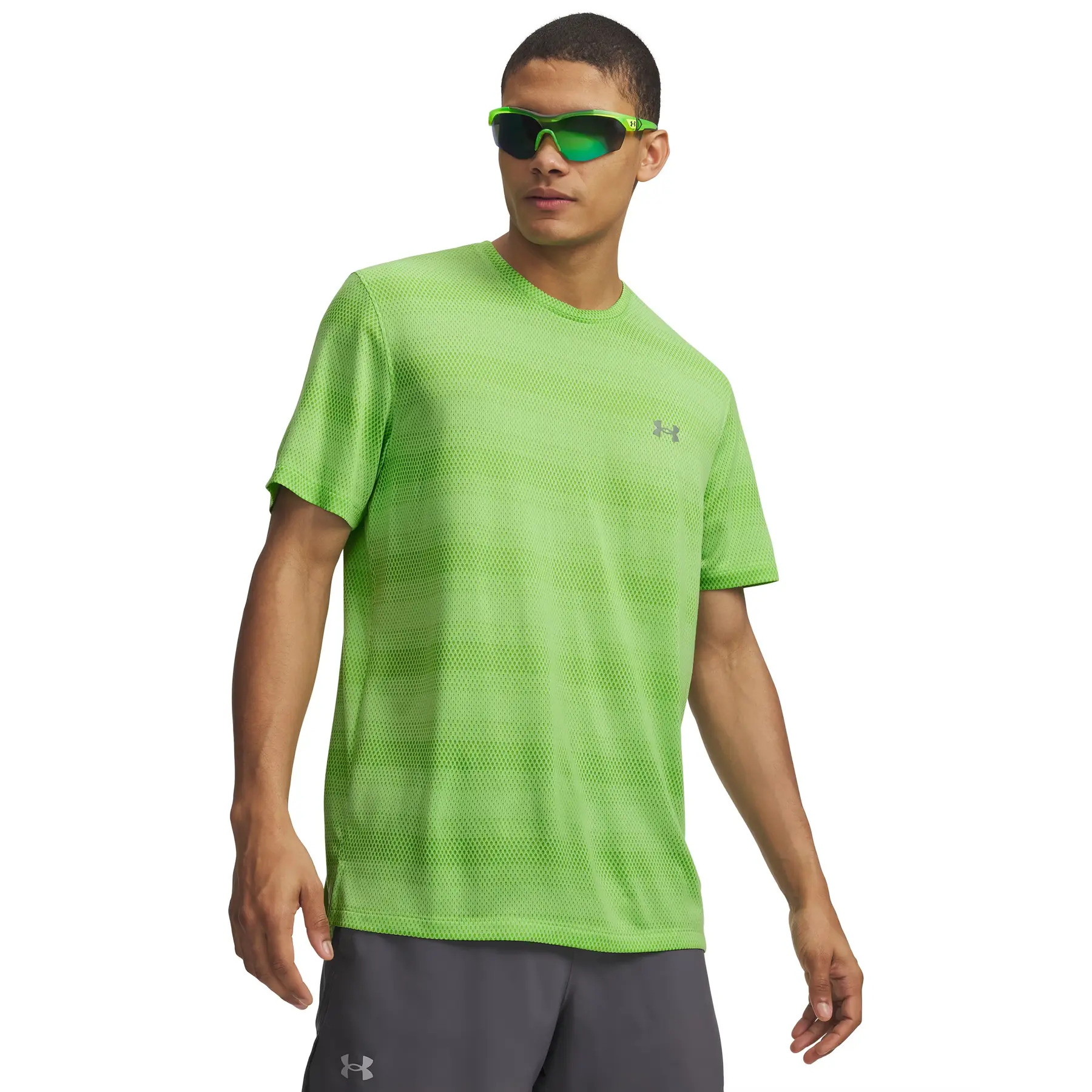 Under Armour Men's Blanc T-Shirt Velociti