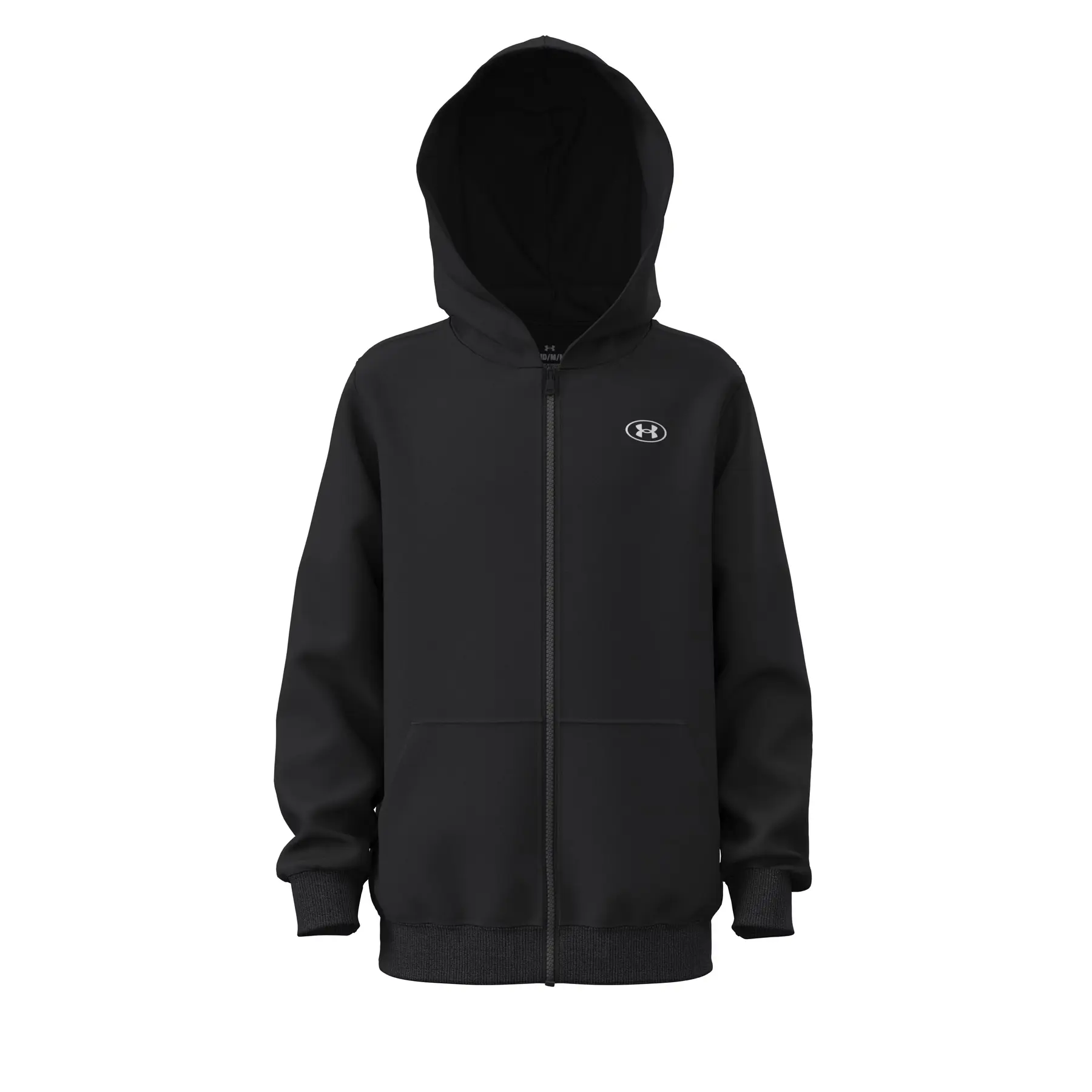 Under Armour Men's Noir Child Hoodie Rival Fleece