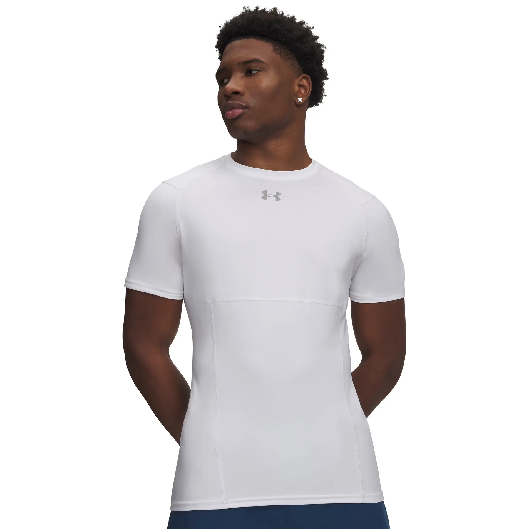 T-Shirt HeatGear® Elite - Blanc - male - Size: XS