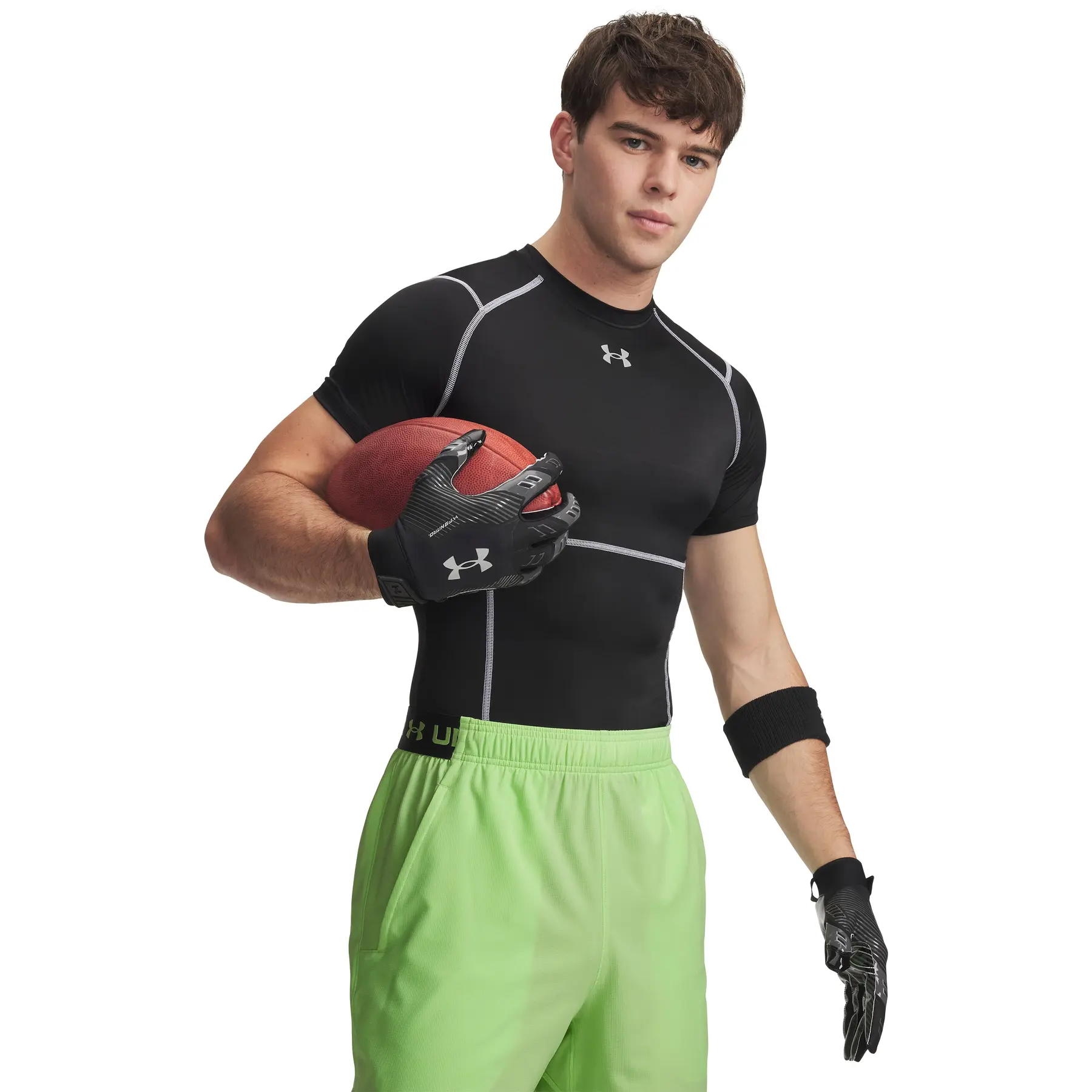 Under Armour Men's Noir Jersey Heatgear® Elite
