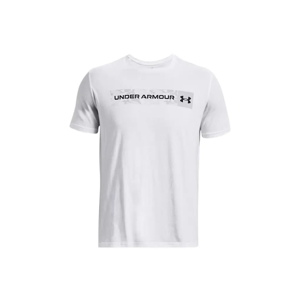 T-Shirt Camo Chest Stripe - Blanc - male - Size: L