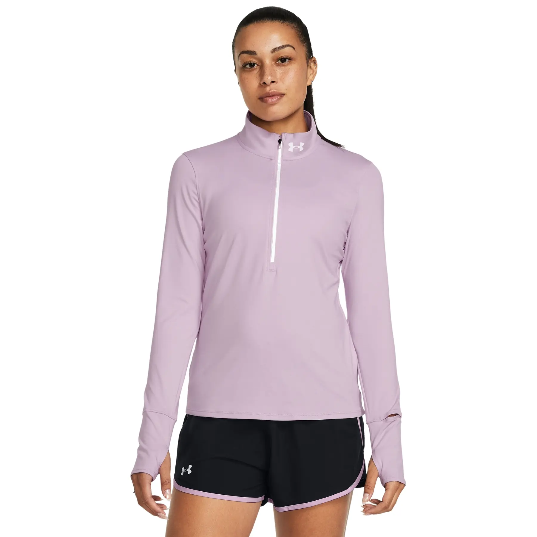 Damen Sweatshirt 1/2 Reißverschluss Under Armour Qualifier