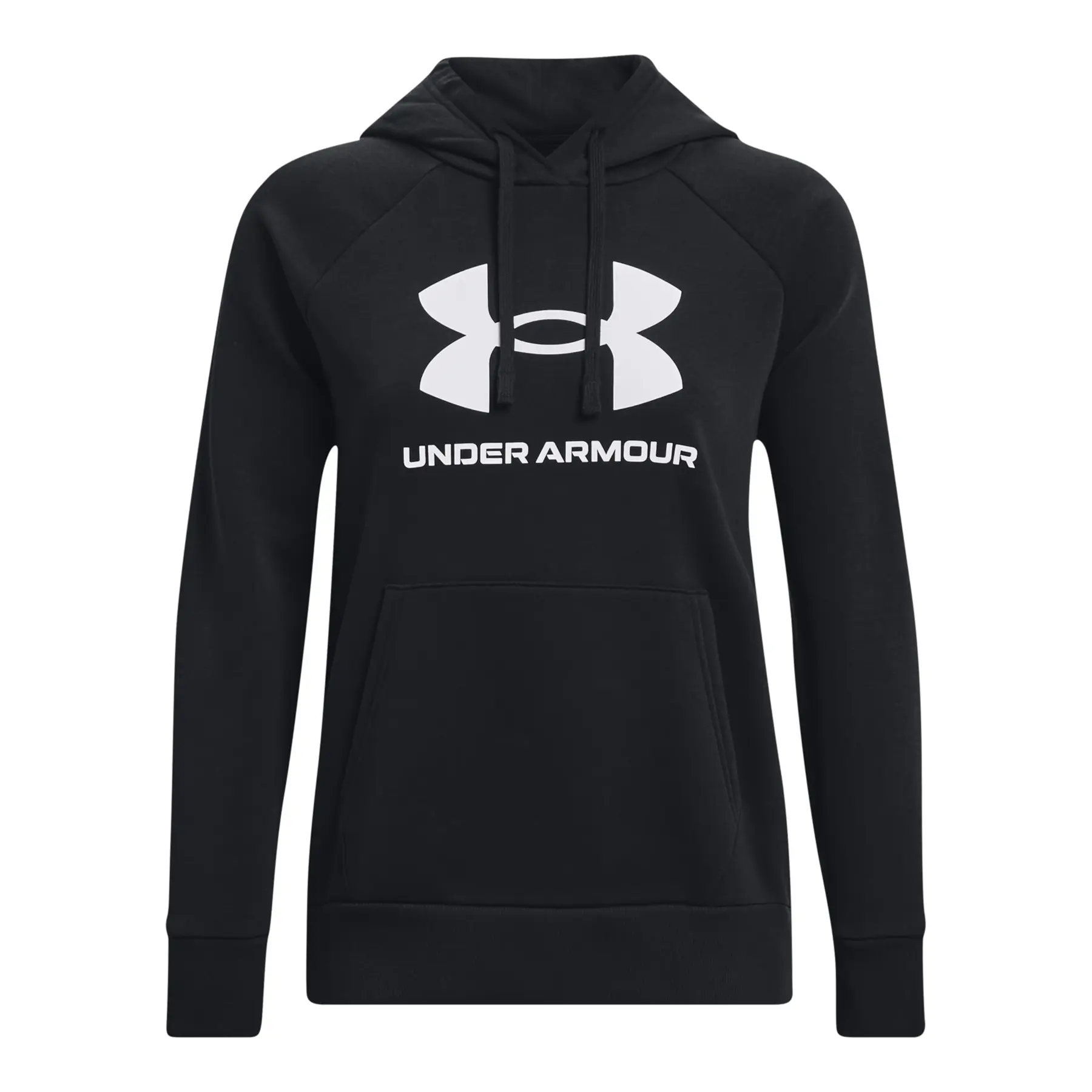 Under Armour Women's Noir Hoodie Rival Fleece Big Logo