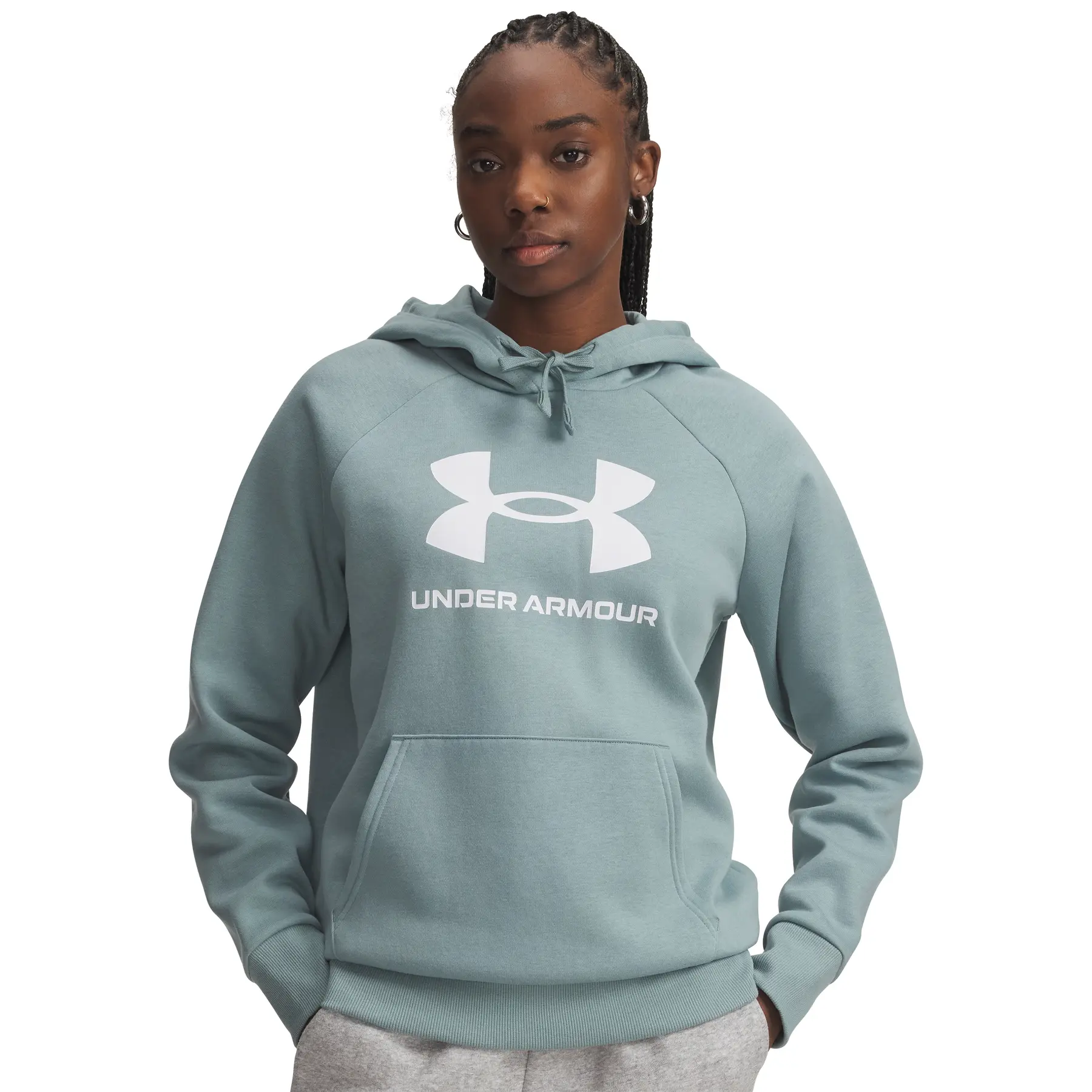 Hoodie Damen Under Armour Rival Fleece Big Logo