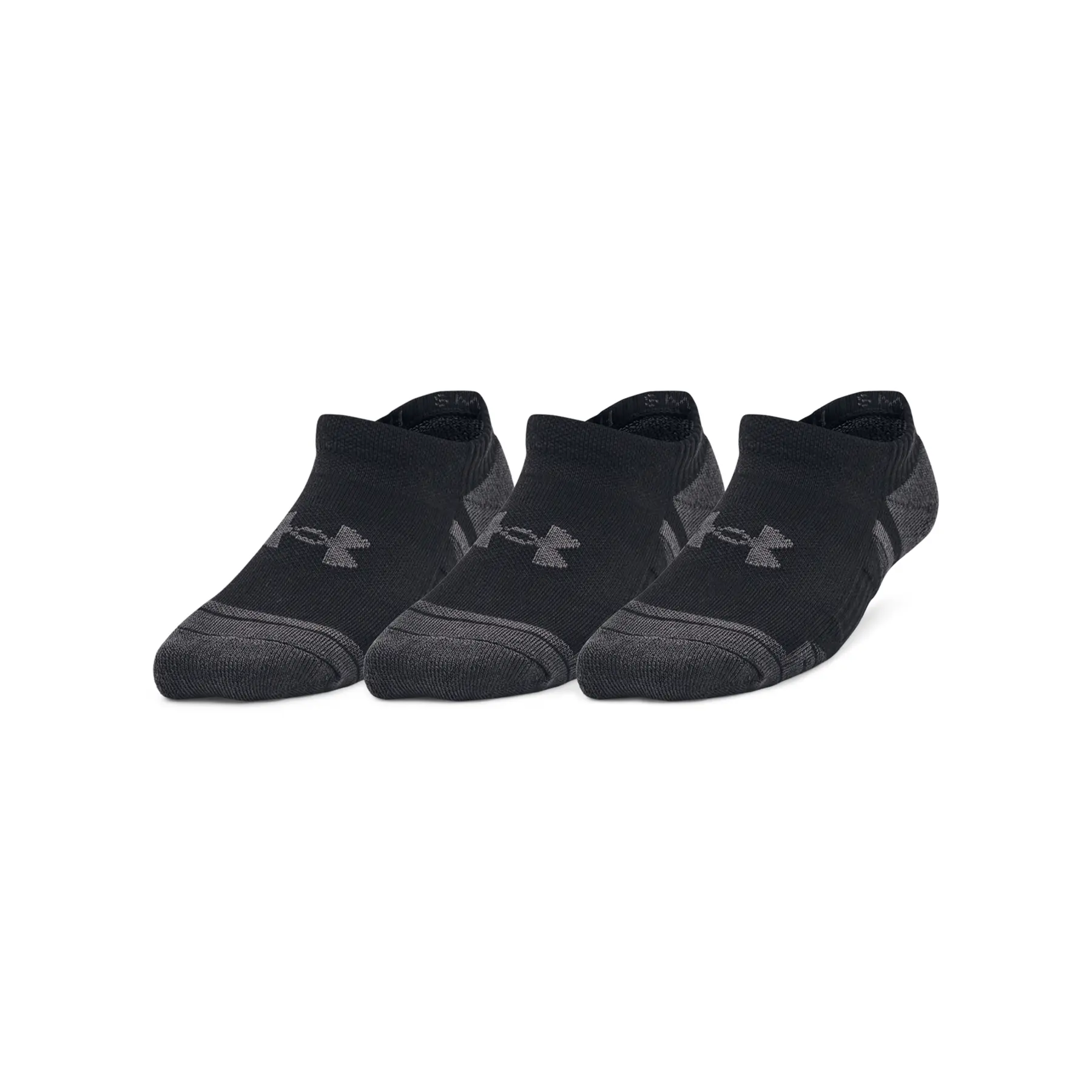 Under Armour Unisex Kids Noir Children's Socks Performance Tech (X3)