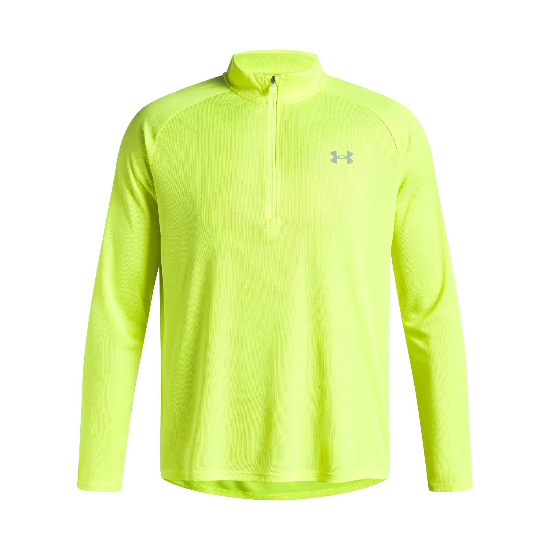 Haut ½ zip texturé Under Armour Tech™ pour homme High Vis Jaune / Silica Vert XL