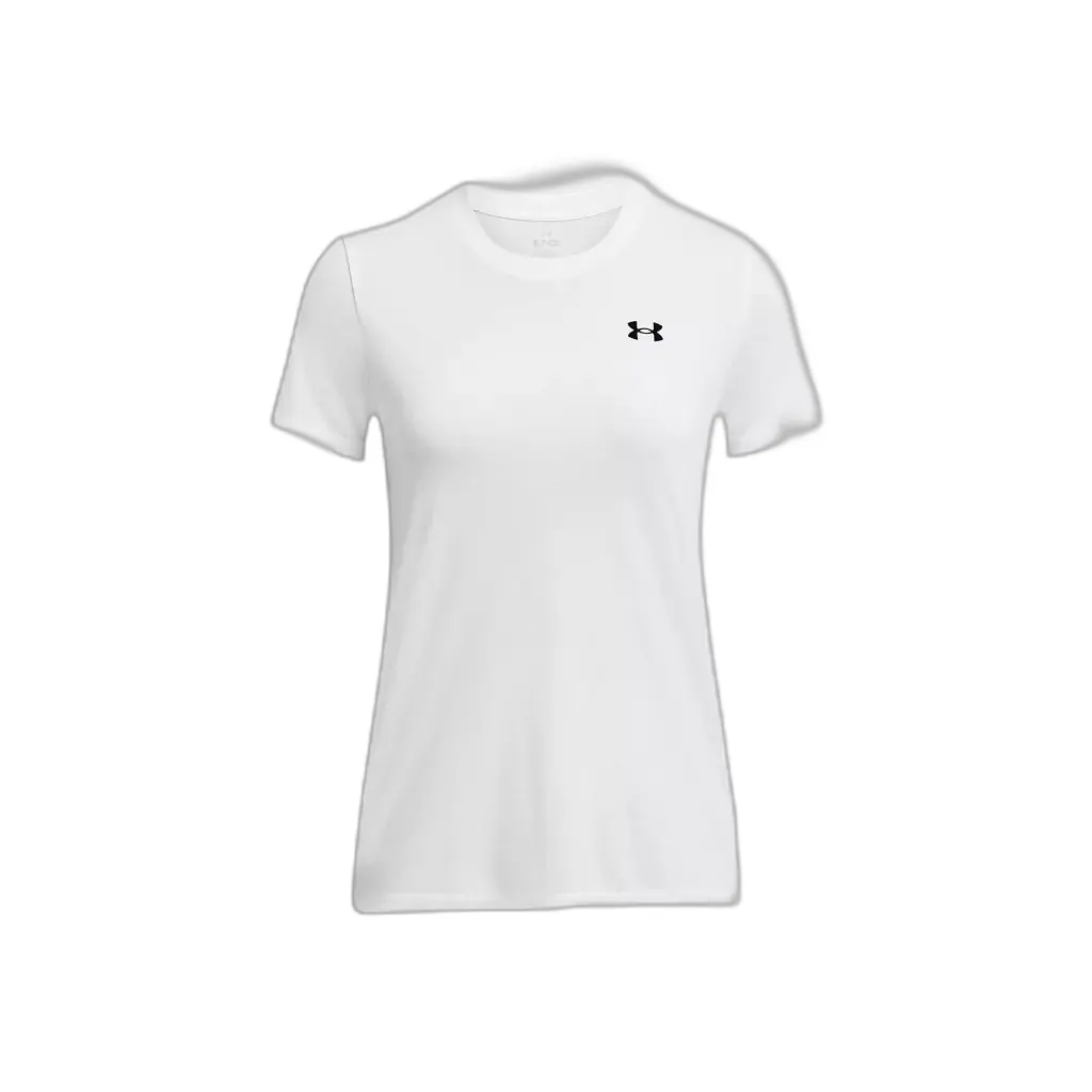 Under Armour Women's Blanc Polyester Jersey Tech