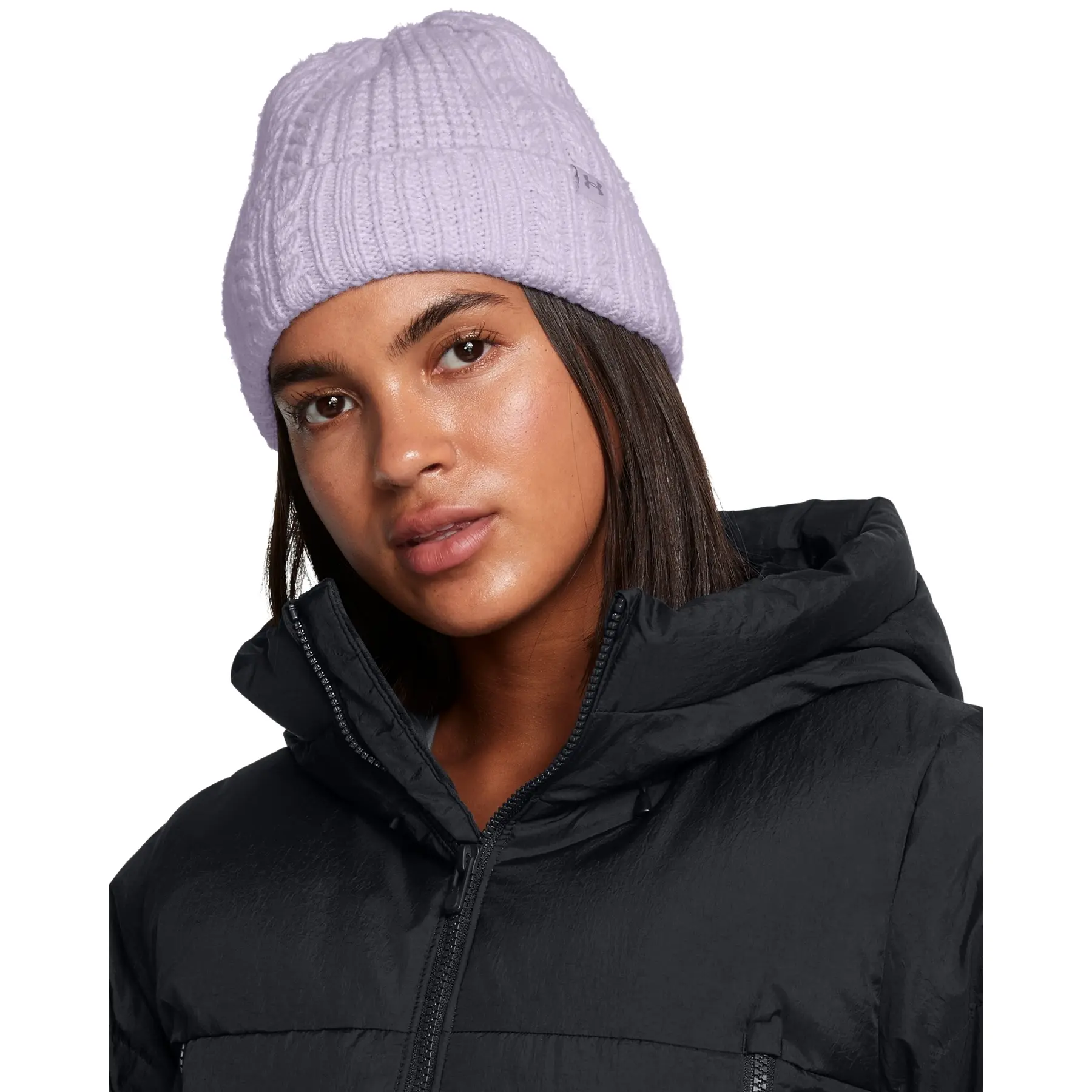Damen Strickmütze mit Zopfdesign Under Armour Halftime