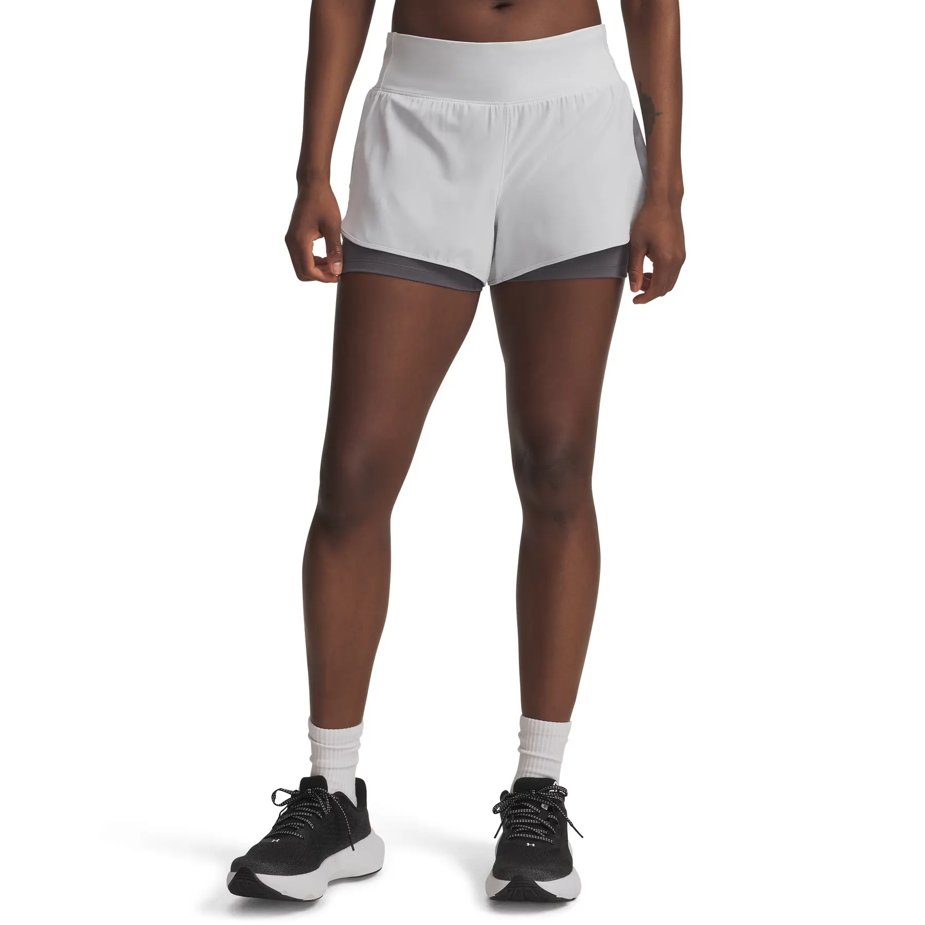 Under Armour Women's Gris Shorts Launch Pro