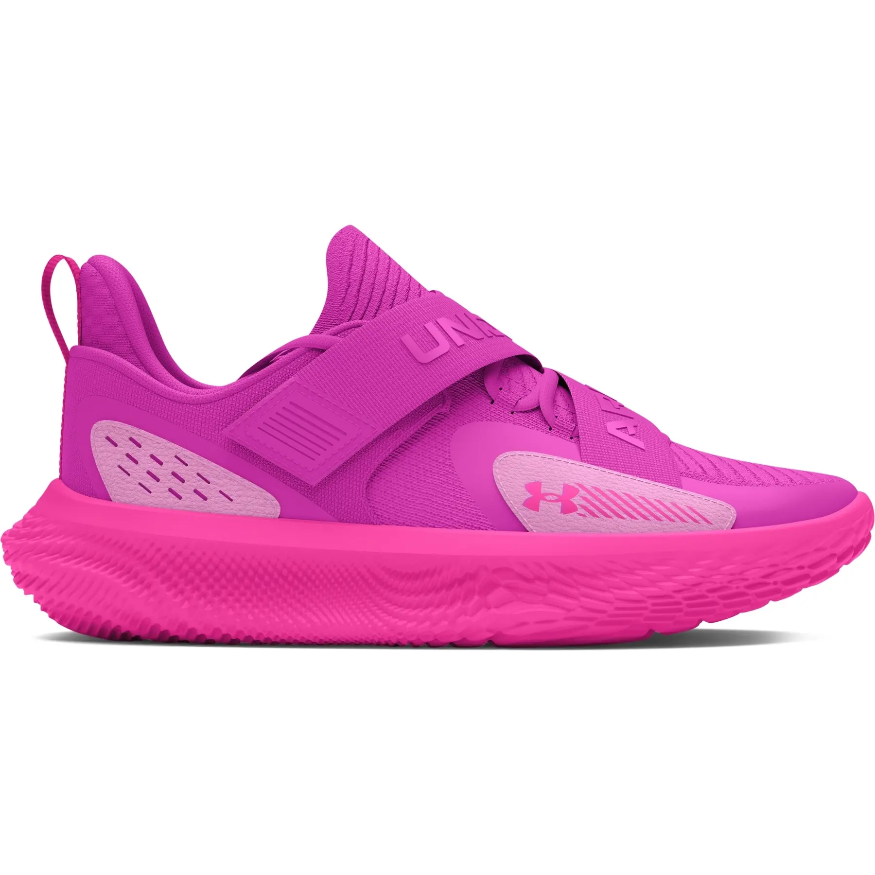 Under Armour Chaussures de basketball FUTR X 4, Rose, Taille 40,5