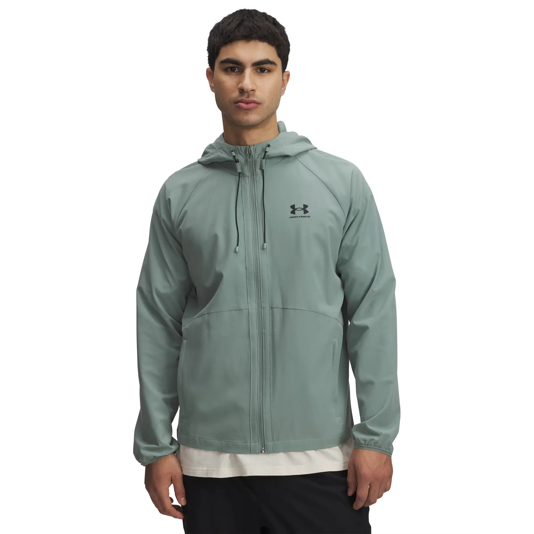 Windbreaker mit Reißverschluss und Kapuze Under Armour Stretch Woven