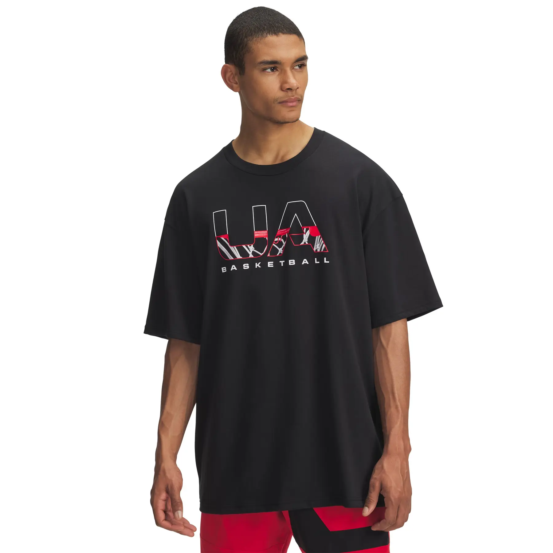 T-Shirt Under Armour Hoops Branded